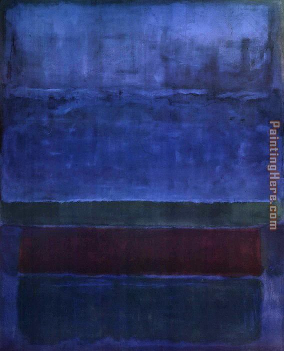 Mark Rothko Blue Green and Brown 1951